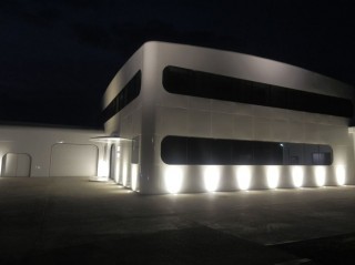 The factory at night